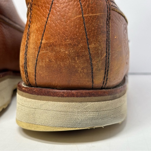 Red Wing Irish Setter 838 Mens 11D Brown Leather Moc Toe Work Boots UltraDry - Picture 12 of 16